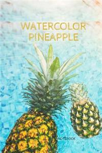 Watercolor Pineapple Notebook