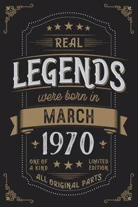 Real Legendes were born in March 1970