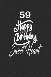 59 happy birthday sweetheart