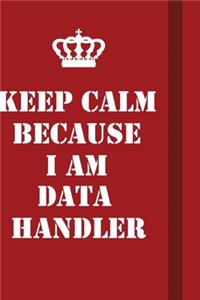 Keep Calm Because I Am Data handler