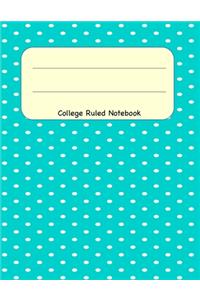 College Ruled Notebook