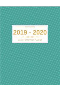 2019 - 2020 Planner Weekly And Monthly
