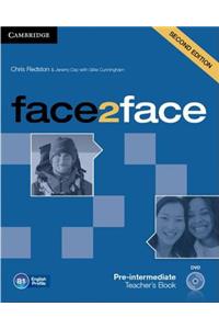 Face2face Pre-Intermediate Teacher's Book with DVD