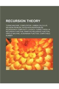 Recursion Theory