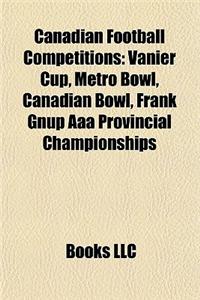 Canadian Football Competitions