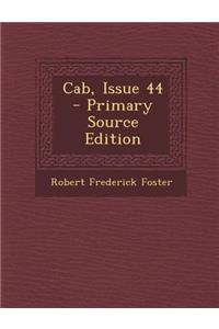 Cab, Issue 44