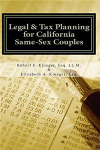 Legal & Tax Planning for California Same-sex Couples