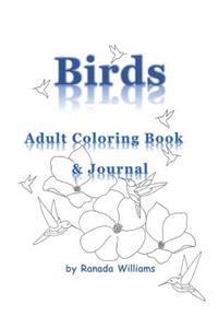 Birds Adult Coloring Book