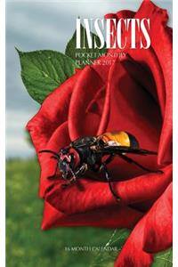 Insects Pocket Monthly Planner 2017