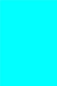 Journal Electric Cyan Color Simple Plain Cyan Blue