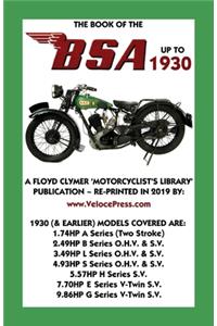 Book of the BSA Up to 1930