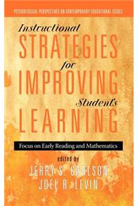 Instructional Strategies for Improving Students' Learning