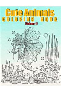 Cute Animals coloring book
