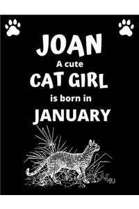 JOAN a cute cat girl is born in January
