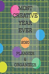 Most Creative Year Ever 2020 Planner & Organizer