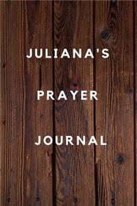 Juliana's Prayer Journal