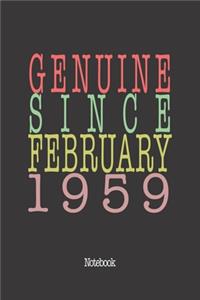 Genuine Since February 1959