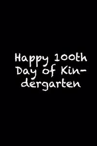 Happy 100th Day of Kindergarten