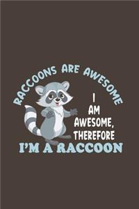 Raccoons Are Awesome I Am Awesome, Therefore I'm A Raccoon