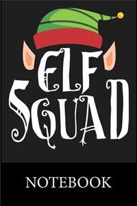 Elf Squad Christmas Notebook