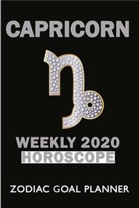 Capricorn, Weekly 2020 Horoscope Zodiac Goal Planner