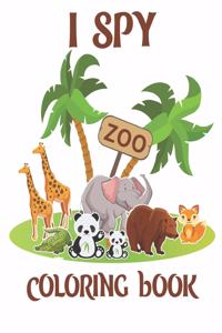 I Spy Zoo Coloring Book