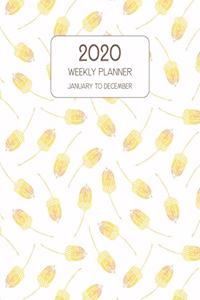 2020 Weekly Planner January to December