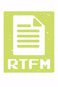 RTFM Read The Manual Geek