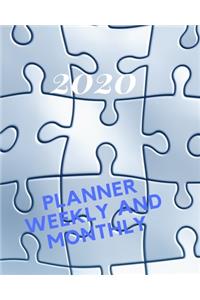 Planner Weekly and Monthly 2020