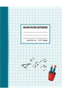 Graph Paper Notebook 1 cm