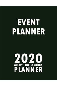 Event Planner 2020 Weekly and Monthly Planner