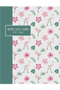 Undated Weekly Planner