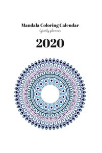 Mandala Coloring Calendar 2020