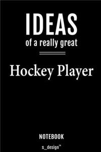 Notebook for Hockey Players / Hockey Player