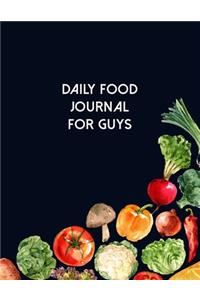 Daily Food Journal For Guys