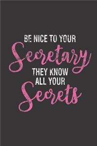 Be Nice To Your Secretary... They All Know Your Secrets
