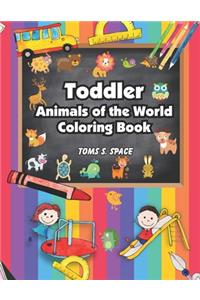 Toddler Animals of the World Coloring Book