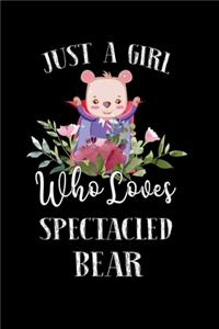 Just a Girl Who Loves Spectacled Bear