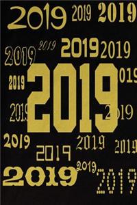 2019 Daily Planner 2019 Pattern 384 Pages