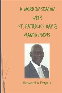 Word in Season with St. Patrick's Day & Mango Poems