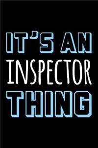 It's an Inspector Thing