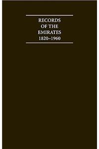 Records of the Emirates 1820-1960 12 Volume Hardback Set Including Boxed Genealogical Table and Maps