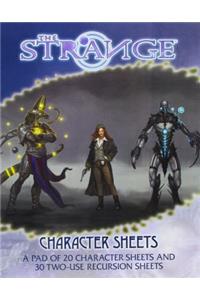 Strange Character Sheets