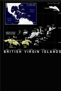 Modern Day Color Map of the British Virgin Islands Journal