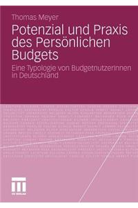 Potenzial Und Praxis Des Persönlichen Budgets