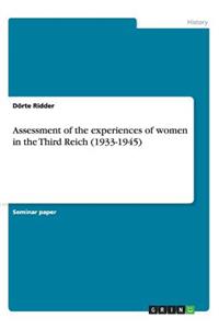 Assessment of the experiences of women in the Third Reich (1933-1945)