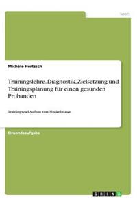 Trainingslehre. Diagnostik, Zielsetzung und Trainingsplanung für einen gesunden Probanden