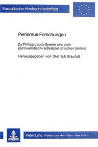 Pietismus-Forschungen