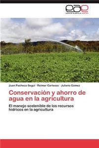 Conservacion y Ahorro de Agua En La Agricultura
