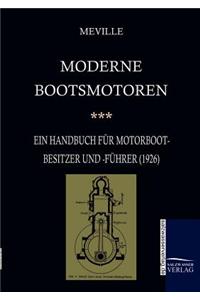 Moderne Bootsmotoren (1926)